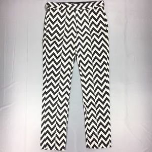 House of Holland Zig Zag Trouser Pants Mens 32 Slim Skinny Cut
